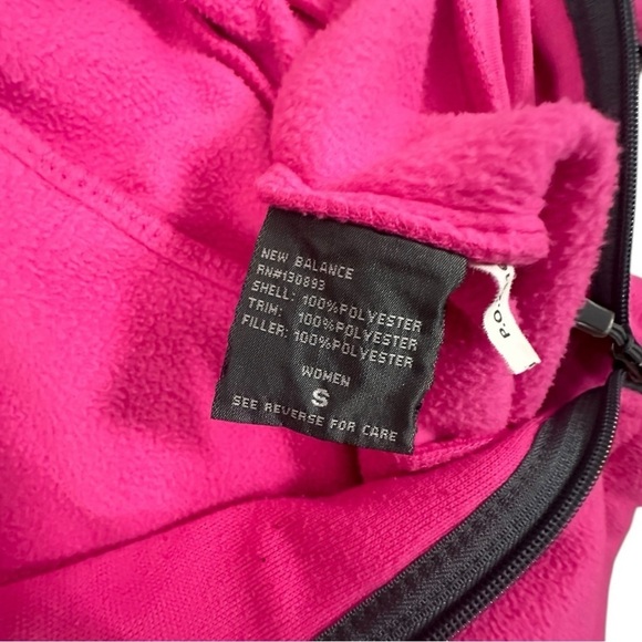 New Balance Pink and Gray Fleece Jacket - Picture 9 of 12